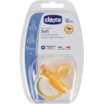 Chicco Биберон-залъгалка Chicco - Physio Soft, каучук, 16-36 m (N0306)