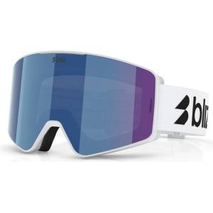Bliz Ски маска Bliz G001S S3 Ski goggles - Matte White / Brown with Blue Multi - размер One Size (417-6340-0811)