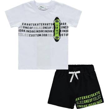 Civil Kids White - Boy T-shirt and shorts set 2-3y. 3-4y. 4-5y. 5-6y. 4 Pieces (179738174Y31-BYZ)