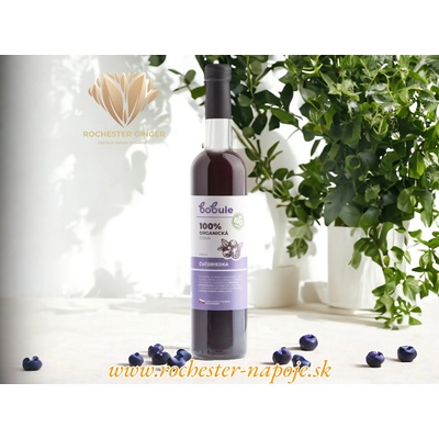 Bobule 100% bio čučoriedková šťava 0,5 l