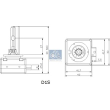 Žárovka, hlavní světlomet DT Spare Parts 3.32943 3.32943