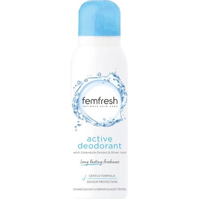 Femfresh Intímny dezodorant Active s iónmi striebra 125 ml