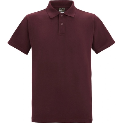 Regatta Professional polokošile TRS 101 těžká bavlna unisex krátký rukáv COT36S10137000-burgundy