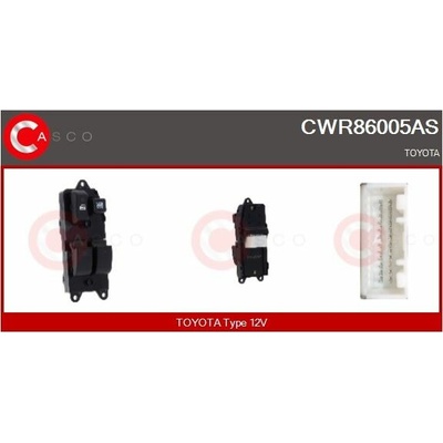 Spínač elektrického otvárania okien CASCO CWR86005AS