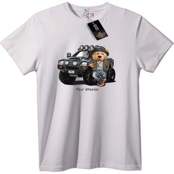 NOONEBRAND Тениска 4x4 Мечешко Приключение - 2XL, Black