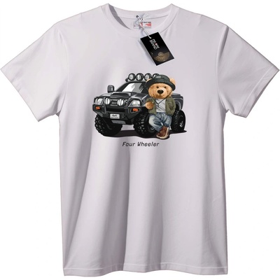 NOONEBRAND Тениска 4x4 Мечешко Приключение - 2XL, Black