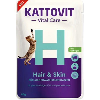 Kattovit Vital Care Hair & Skin Poultry 24 x 85 g