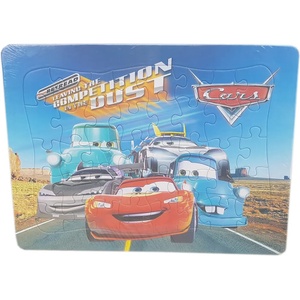  Детски пъзел картон 40 елемента Колите Cars 2