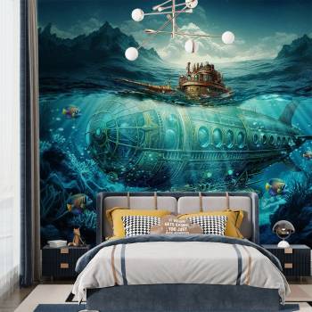 Image 1 of Art Gift Decor Детски Фототапет - Капитан Немо