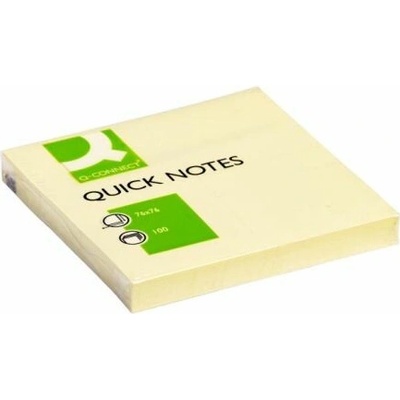 Q-CONNECT Bloček Q-CONNECT žltý 76x76mm (QC010502)