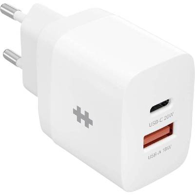 Targus HyperJuice síťový adaptér / napájení 20 W, 18 W USB-C®, USB A do zásuvky (230 V), vnitřní