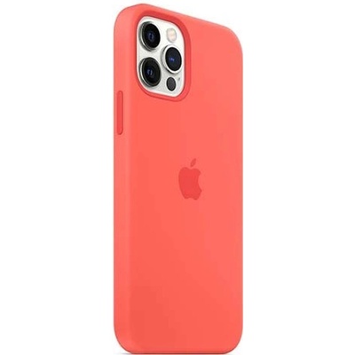 Apple iPhone 12 a 12 Silikónové s MagSafe citrusovo ružové MHL03ZM/A