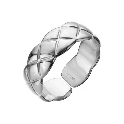 Evolution Group Ocelový prsten diamantový design 45003.1