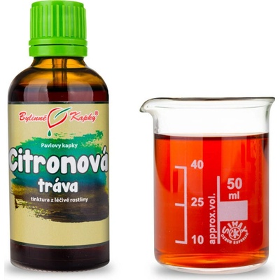 Bylinné kapky Citrónová tráva bylinné kvapky tinktúra 50 ml