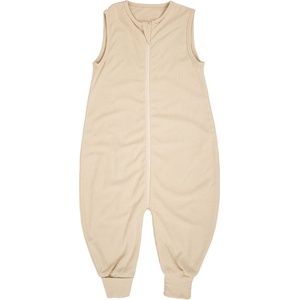 Bimbidreams Бебешки спален чувал с крачета Bimbidreams - Ribana, 85 cm, Tog 0.5, Linen (8435629206861) - ozone