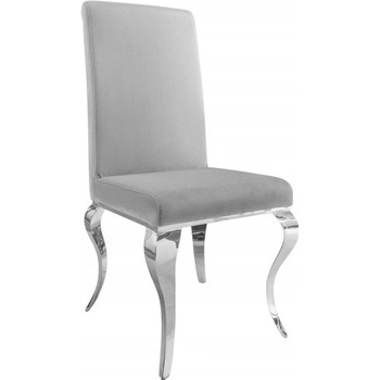 Ainnde Modern Barocco šedá samet 2 ks