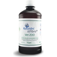 Koloidní stříbro Vet ZOO Koncentrace 5 ppm 500 ml