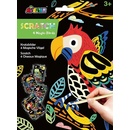 Avenir Škrabací obrázky 4 ks Ptáci