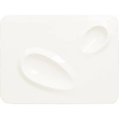 RAK Porcelain Talíř obdélný 2 zóny 32 x 24 cm RAK-CRRP2IN2