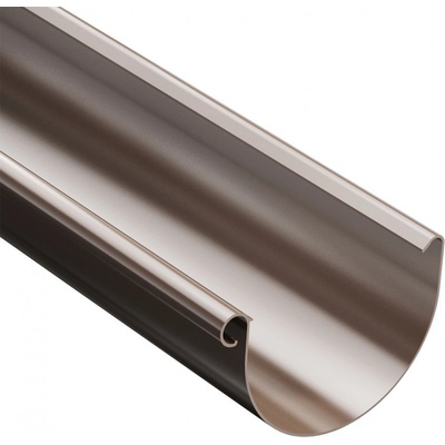 Plastový okapový žlab 150 x 3000 mm hnědý