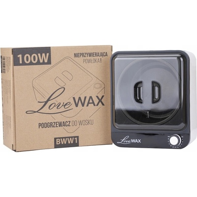LoveWax Depilační ohřívač vosků BWW1 100W Černý