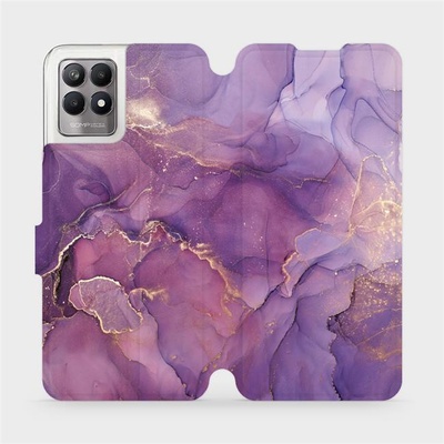 Mobiwear - Realme 8i - VP20S Fialový mramor