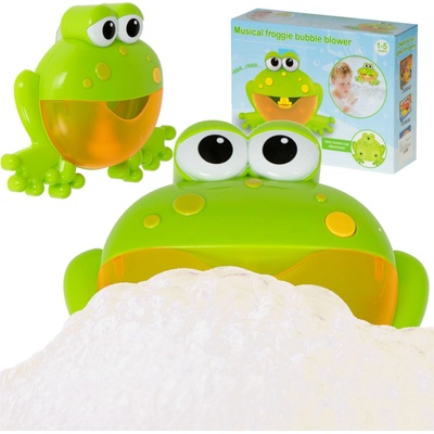 FunPlay 7291 Výrobník peny do kúpeľa ŽABA 15xzelená 23 cm