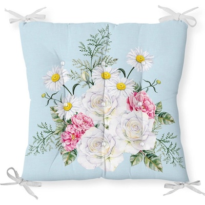 Minimalist Cushion Covers Диван от памучна смес Пролетни цветя, 40 x 40 cm - Minimalist Cushion Covers (P158)