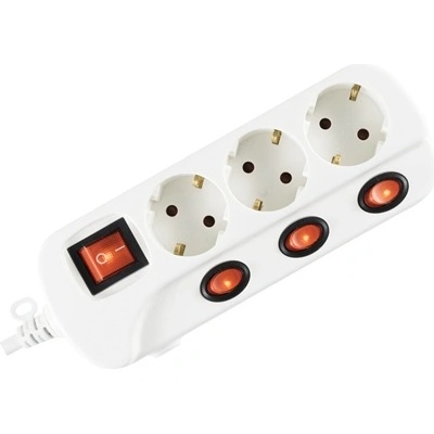 Somogyi Elektronic Начало by Somogyi NVK 03K-3/WH/1, 5 Свързан 3-жилен електропровод, 3 м, Бял (NVK 03K-3/WH/1,5)