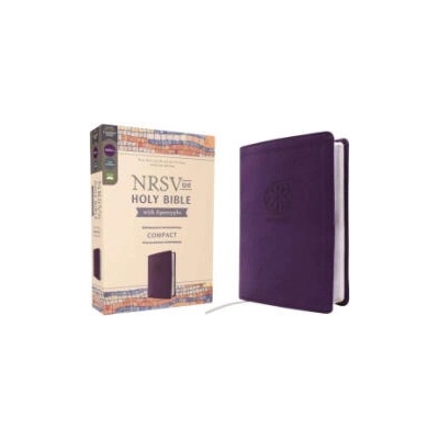 Nrsvue, Holy Bible with Apocrypha, Compact, Leathersoft, Purple, Comfort Print