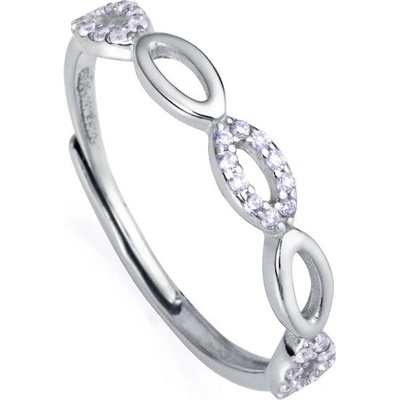 Viceroy stříbrný prsten se zirkony Clasica 13160A013