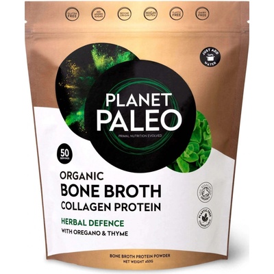 Planet Paleo BIO Sušený hovězí vývar s bylinkami 450 g