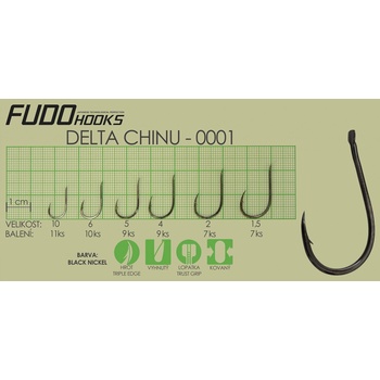 Fudo Delta Chinu vel.4 9ks
