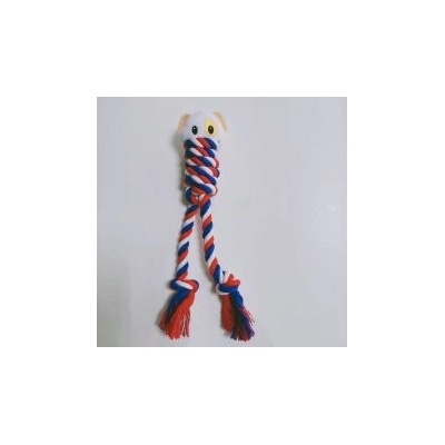 SALAČ Preťahovadlo Psík farebné bavlna polyester 27 cm