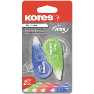 Kores Ремонтен валяк, 5 mm x 5 m, KORES "Mini", смесен цвят 84121 (84121)