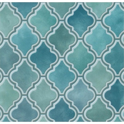 Patifix Самозалепващо фолио сини орнаменти - ширина 45 см