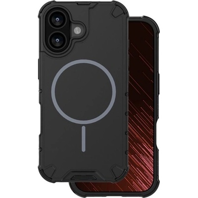 Gigapack iPhone 17 GIGAPACK Defender Пластмасов протектор за телефон, удароустойчив, MagSafe, ЧЕРЕН GP-181480 (GP-181480)