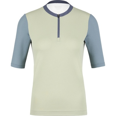 Stoic Дамска фланелка с къс ръкав за колоездене Stoic Women's LofsdalenSt. Bike Jersey Cycling jersey - Tea Green / Multi - размер XL (156-2649-0315)