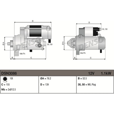 Startér DENSO DSN3086
