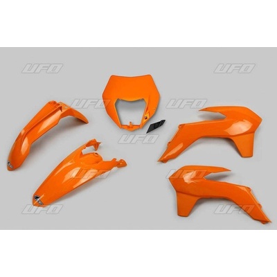 UFO kompletní plasty KTM EXC/EXCF 14-16 oranžová s krytem světla KTM EXC 400 rok 14-16 – Zbozi.Blesk.cz