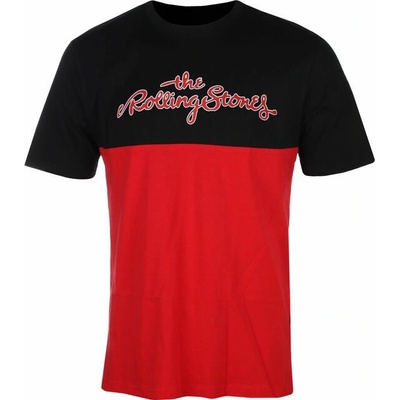 Amplified tričko pánské THE ROLLING STONES TONGUE BLACK/RED ZAV831K41