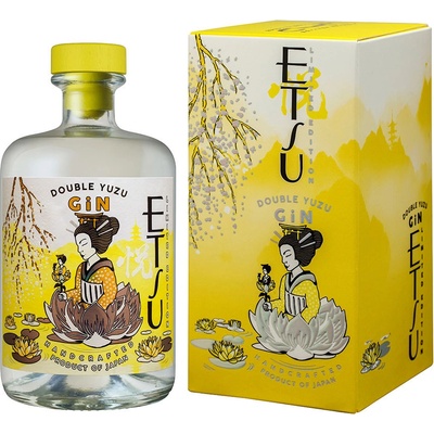 Etsu Double Gin yuzu japanesse 43% 0,75 l (holá láhev)