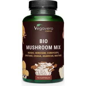Vegavero Bio Mushroom Mix, 90 капсули, Vegavero (VV-VITA-354)