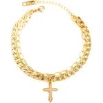 HARAHU Гривна Gold Cross - Златна KP28710