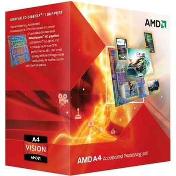 AMD A4-3400 Dual-Core 2.7GHz FM1 Box with fan and heatsink