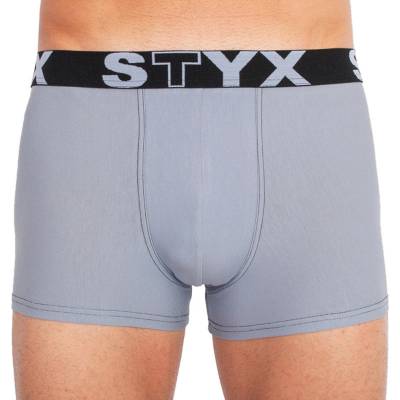 Styx Мъжки боксерки Styx спортна гума светлосиви Styx | Siv | МЪЖЕ | L