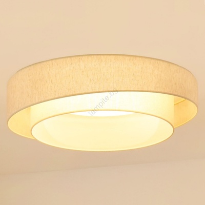 Brilagi - Димируемо LED таванно осветително тяло SHINE LED/24W/230V кремаво + ДУ (BG1282)