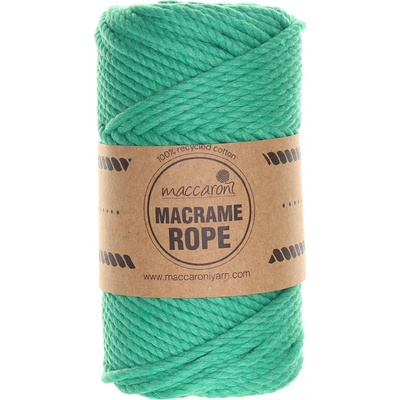 Maccaroni Rope 4 mm zelená 913