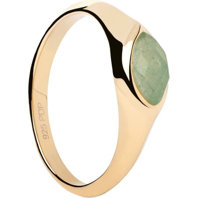 PDPaola prsten Green Aventurine Nomad Vanilla AN01 A47
