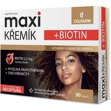 Colfarm maxi Křemík + Biotin, 30 kapslí